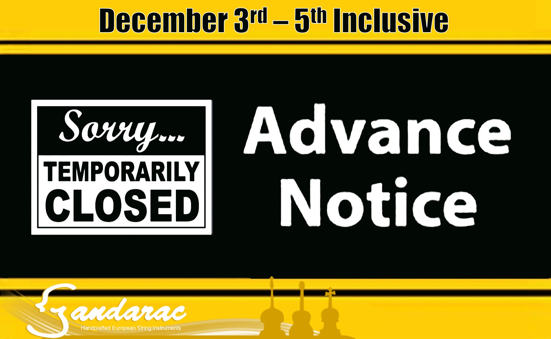 Advanced Notice Sandarac